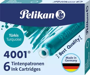 Een Pelikan inktpatronen 4001 turkoois koop je bij ShopXPress