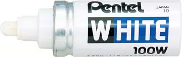 Een Pentel Paint Marker White schrijfpunt: 6,5 mm, schrijfbreedte: 4 mm koop je bij ShopXPress