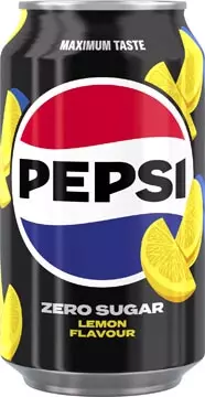 Een Pepsi Zero Sugar Lemon frisdrank, blik van 33 cl, pak van 24 stuks koop je bij ShopXPress