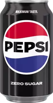 Een Pepsi Zero Sugar frisdrank, blik van 33 cl, pak van 24 stuks koop je bij ShopXPress