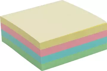 Een Pergamy jumbo notes, ft 76 x 76 mm, 320 vel, geassorteerde pastelkleuren koop je bij ShopXPress