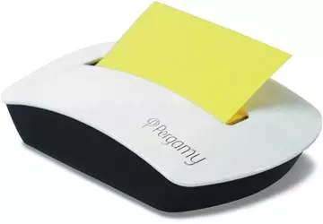 Een Pergamy notes, ft 76 x 76 mm neon geel, 100 vel + dispenser koop je bij ShopXPress