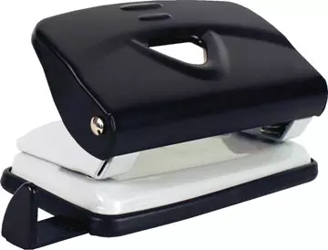 Een Pergamy perforator, 10 blad, zwart koop je bij ShopXPress