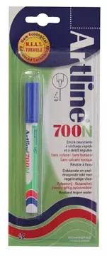 Een Permanent marker Artline 700N blauw, op blister koop je bij ShopXPress