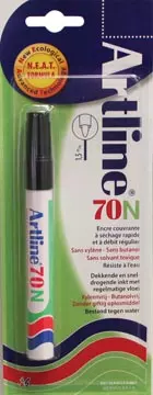 Een Permanent marker Artline 70N zwart, op blister koop je bij ShopXPress