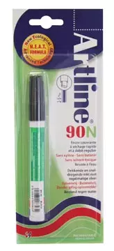 Een Permanent marker Artline 90N zwart, op blister koop je bij ShopXPress