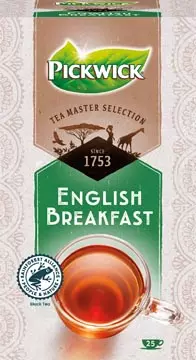 Een Pickwick Tea Master Selection, English Breakfast, pak van 25 stuks koop je bij ShopXPress