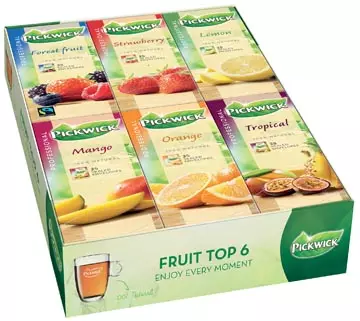 Een Pickwick thee, combipack fruitthee, pak van 150 stuks koop je bij ShopXPress