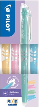 Buy your Pilot FriXion Light markeerstift Soft, doos van 4 stuks: roze, oranje, groen, blauw at Supplierz BV