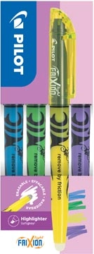 Buy your Pilot FriXion Light markeerstift, doos van 4 stuks: geel, violet, groen, blauw at Supplierz BV