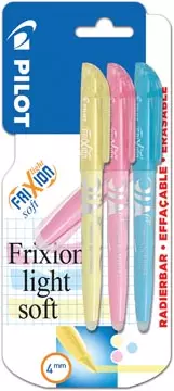 Een Pilot Frixion Light Soft, blister van 3 stuks in geassorteerde kleuren koop je bij ShopXPress