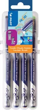 Een Pilot fineliner Frixion Fun , geassorteerde kleuren, set van 4 stuks koop je bij ShopXPress