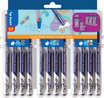 Een Pilot fineliner Frixion, geassorteerde kleuren, set van 12 stuks koop je bij ShopXPress