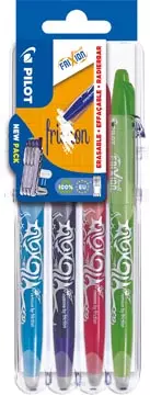 Een Pilot gelroller Frixion Ball 2 Go, blister met 4 stuks in geassorteerde kleuren koop je bij ShopXPress