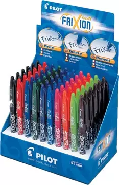 Een Pilot gelroller Frixion Ball, display met 60 stuks koop je bij ShopXPress