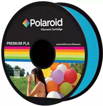 Een Polaroid 3D Universal Premium PLA filament, 1 kg, lichtblauw koop je bij ShopXPress