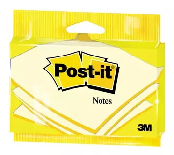 Een Post-it Notes, 100 vel, ft 76 x 127 mm, geel, op blister koop je bij ShopXPress