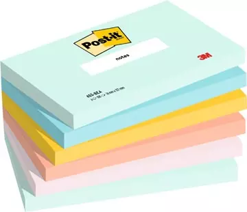 Een Post-it Notes, 100 vel, ft 76 x 127 mm, pak van 6 blokken, Beachside colour collection koop je bij ShopXPress