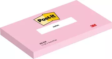 Een Post-it Notes, 100 vel, ft 76 x 127 mm, roze (flamingo pink) koop je bij ShopXPress