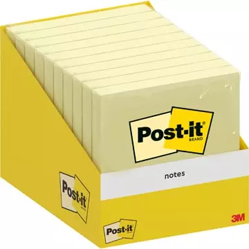 Een Post-it Notes, 100 vel, ft 76 x 76 mm, kanariegeel (canary yellow) koop je bij ShopXPress