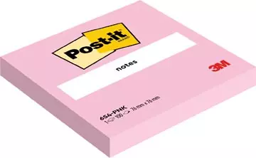 Een Post-it Notes, 100 vel, ft 76 x 76 mm, roze (flamingo pink) koop je bij ShopXPress