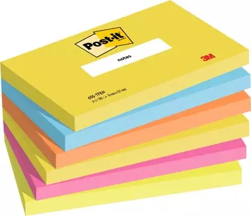 Een Post-it Notes Vitaliteit, ft 76 x 127 mm, pak van 6 blokken koop je bij ShopXPress