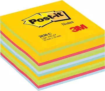 Een Post-it Notes kubus, 450 vel, ft 76 x 76 mm, geassorteerde kleuren ultra koop je bij ShopXPress