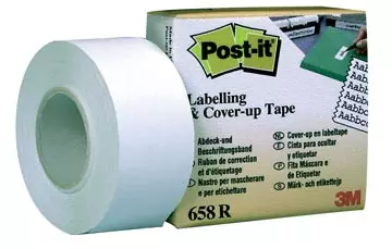 Een Post-it correctietape 25 mm met afroller, op blister koop je bij ShopXPress