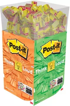 Een Post-it dumpbin display Notes kubus koop je bij ShopXPress