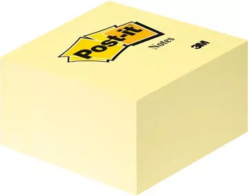 Een Post-it® memo kubus, ft 76 x 76 mm, 450 vel, geel koop je bij ShopXPress