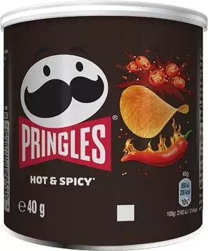 Een Pringles chips, 40g, hot & spicy koop je bij ShopXPress