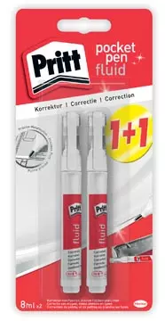 Een Pritt correctiepen Pocket Pen, blister 1 + 1 gratis koop je bij ShopXPress