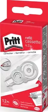 Een Pritt vulling voor correctieroller Refill Flex 4,2 mm x 12 m, in ophangdoosje koop je bij ShopXPress