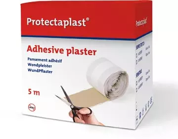 Een Protectaplast Elastic textielpleister, ft 6 cm x 5 m, op rol koop je bij ShopXPress