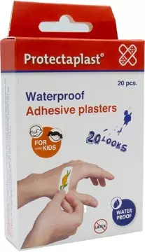 Een Protectaplast kinderpleister, assorti afmetingen, pak van 20 stuks koop je bij ShopXPress