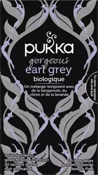 Een Pukka thee bio, Gorgeous Earl Grey, pak van 20 stuks koop je bij ShopXPress