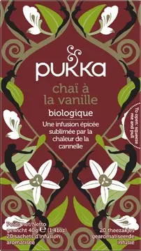 Een Pukka thee bio, Vanilla Chai, pak van 20 stuks koop je bij ShopXPress