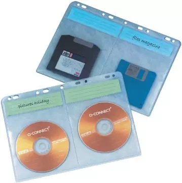 Een Q-CONNECT CD hoes A4 PP 10 stuks koop je bij ShopXPress