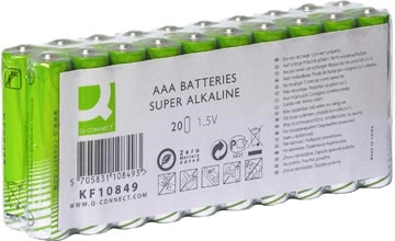 Buy your Q-CONNECT batterijen AAA, pak van 20 stuks at Supplierz BV