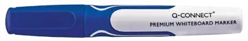 Een Q-CONNECT whiteboard marker, 3 mm, ronde punt, blauw koop je bij ShopXPress