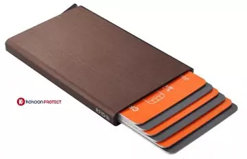 Een Kokoon Protect kaarthouder RFID, uitschuifbaar, 6 kaarten, assorti kleuren koop je bij ShopXPress