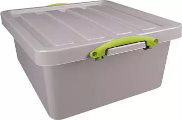 Een Really Useful Box Recycled opbergdoos 31,5 l, nestbaar, grijs koop je bij ShopXPress