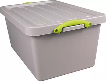 Een Really Useful Box Recycled opbergdoos 61 l, nestbaar, grijs koop je bij ShopXPress