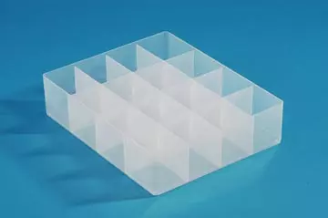 Een Really Useful Box, divider met 16 vakjes, transparant koop je bij ShopXPress