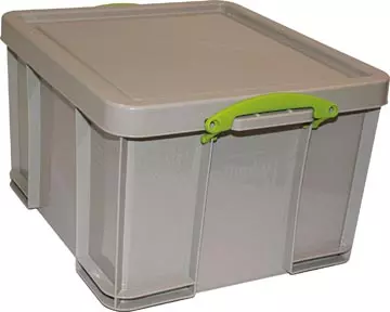 Een Really Useful Box opbergdoos 42 liter, gerecycleerd, grijs koop je bij ShopXPress