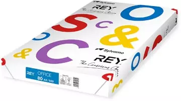 Een Rey Office Document printpapier ft A3, 80 g, pak van 500 vel koop je bij ShopXPress