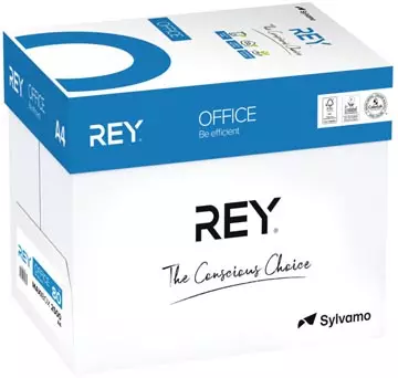 Een Rey Office Document printpapier ft A4, 80 g, doos van 2500 vel koop je bij ShopXPress