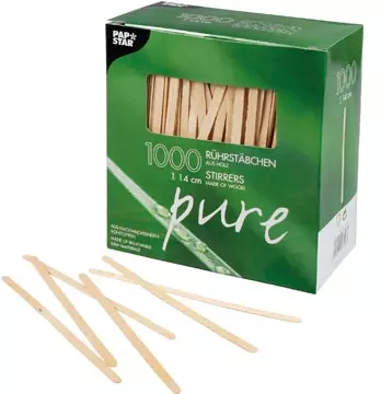 Vous pouvez acheter un Spatules en bois, 14 cm, paquet de 1000 pièces chez Supplierz BV