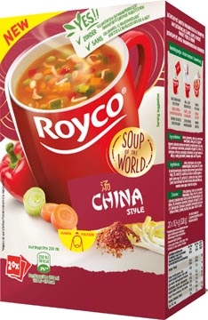 Een Royco Minute Soup Chinese Style, pak van 20 zakjes koop je bij ShopXPress