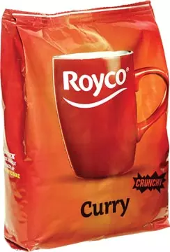 Een Royco Minute Soup Indian curry, voor automaten, 140 ml, 80 porties koop je bij ShopXPress